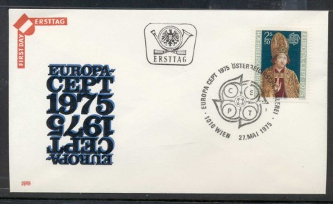 Austria-1975-Europa-Paintings-FDC