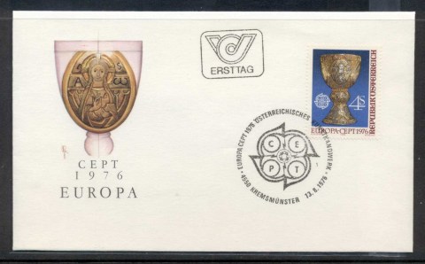 Austria-1976-Europa-Pottery-FDC