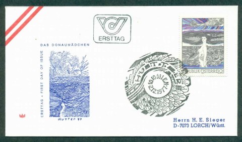 Austria-1977-Modern-Austrian-Art-FDC-lot32243