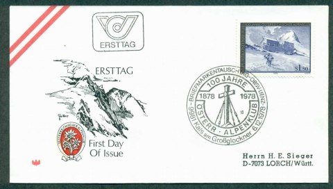 Austria-1978-Alpine-Club-FDC-lot32268