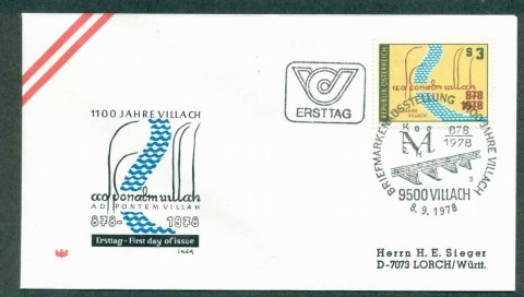 Austria-1978-Anniv-jpg-Of-Villach-FDC-lot32260