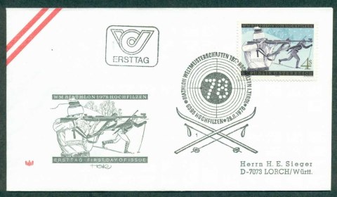 Austria-1978-Biathlon-FDC-lot32247