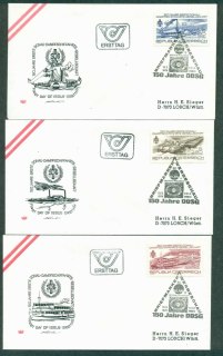 Austria-1978-Danube-Steamship-Company-3-FDC-lot32275