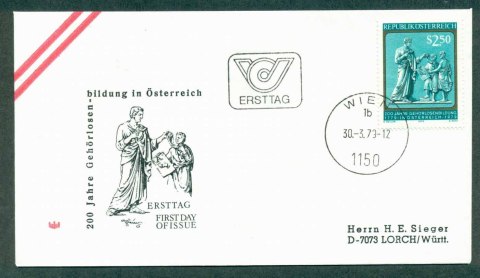 Austria-1978-Education-of-the-Deaf-FDC-lot32278