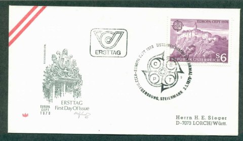 Austria-1978-Europa-FDC-lot32252