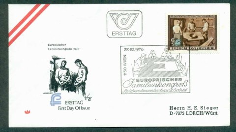 Austria-1978-European-Family-Congress-FDC-lot32264