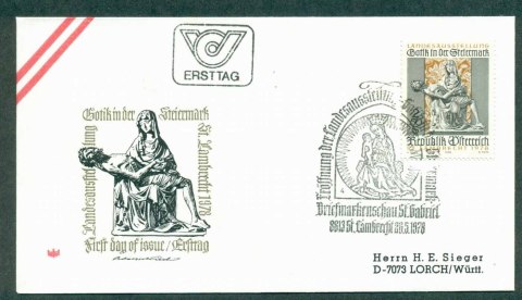 Austria-1978-Gothic-Art-Exhibition-FDC-lot32254