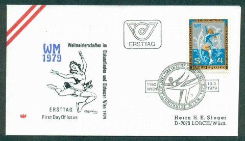 Austria-1978-Ice-Skating-FDC-lot32274