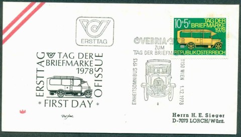 Austria-1978-Stamp-day-FDC-lot32280