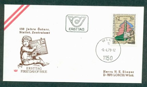 Austria-1978-Statistics-FDC-lot32279