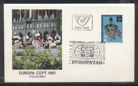 Austria-1981-Europa-Folklore-FDC