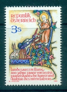 Austria-1982-St-jpg-Francis-of-Assisi-MUH-lot62661