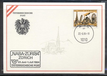 Austria-1984-Model-City-Souvenir-Card-FDC