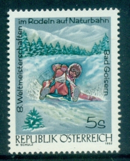 Austria-1992-Natural-Run-Toboggan-World-Championships-MUH