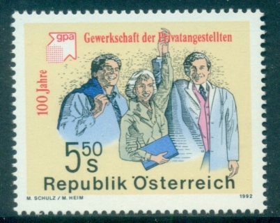 Austria-1992-Trade-Union-of-Clerks-in-Private-Enterprises-MUH