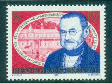 Austria-1993-Charles-Sealsfield-MUH