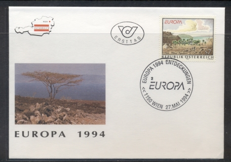 Austria-1994-Europa-Scientific-Discoveries-FDC