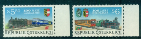 Austria-1994-Railway-Centennials-MUH