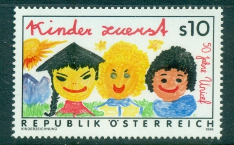 Austria-1996-UNICEF-50th-Anniversary-MUH