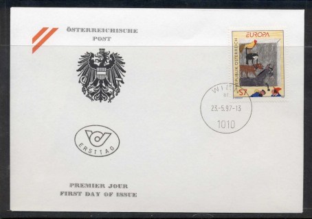 Austria-1997-Europa-Myths-legends-FDC