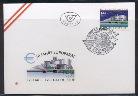 Austria-1999-Council-of-Europe-FDC