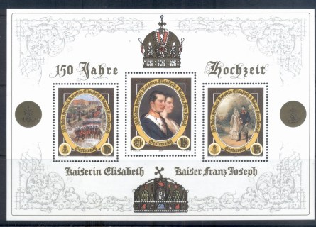 Austria-2004-Wedding-of-Emperor-Franz-Joseph-150th-Anniversary-MS-MUH