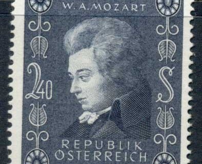Austria-1956-Mozart-Bicentenary-MUH