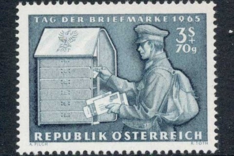 Austria-1965-Stamp-Day-MUH