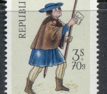 Austria-1966-Stamp-Day-MUH