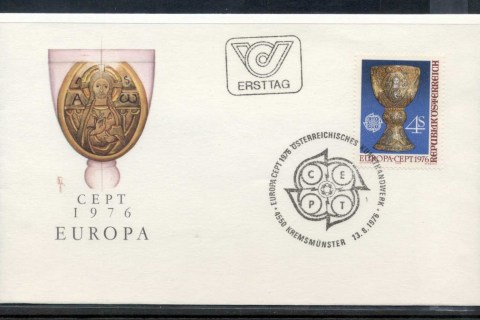 Austria-1976-Europa-Pottery-FDC