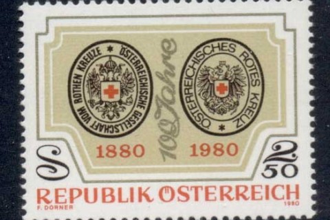 Austria-1980-Red-Cross-MUH