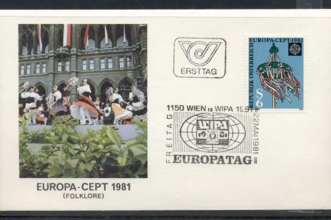 Austria-1981-Europa-Folklore-FDC