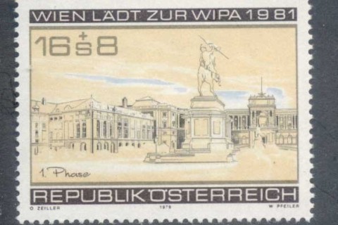 Austria-1981-WIPA-Stamp-Ex-MUH
