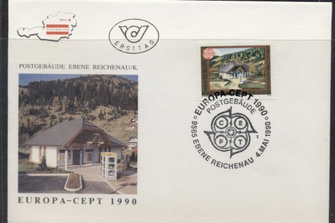 Austria-1990-Europa-Post-Offices-FDC