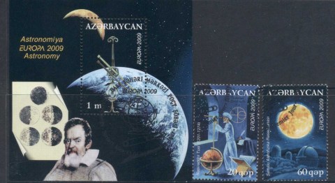 Azerbaijan-2009-Europa-Space-Astronomy-MS-FU