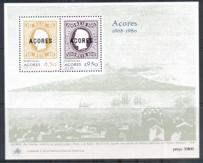 Azores-1980-Stamps-on-Stamps-MS-MUH