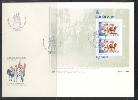 Azores-1981-Europa-Folklore-XLMS-FDC