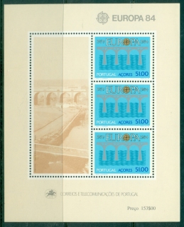 Azores-1984-EUROPA-Stamps-The-25th-Anniversary-of-the-Conference-of-Postal-and-Telecommunications-AdministrationsCEPT-MS-MUH Azores-1984-EUROPA-Stamps-The-25th-Anniversary-of-the-Conference-of-Postal-and-Telecommunications-AdministrationsCEPT-MS-MUH