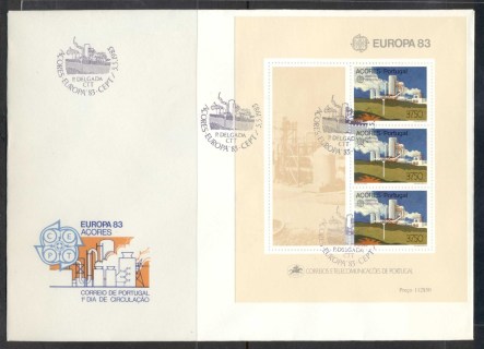 Azores-1983-Europa-Bridge-XLMS-FDC