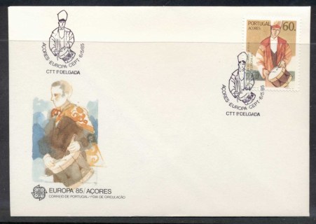 Azores-1985-Europa-Music-Year-FDC