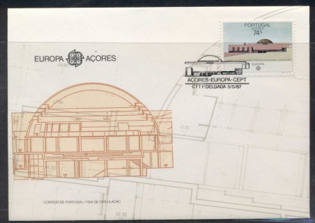 Azores-1987-Europa-Architecture-FDC