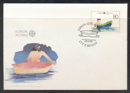 Azores-1989-Europa-Childrens-Play-FDC