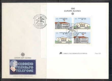 Azores-1990-Europa-Post-Offices-XLMS-FDC