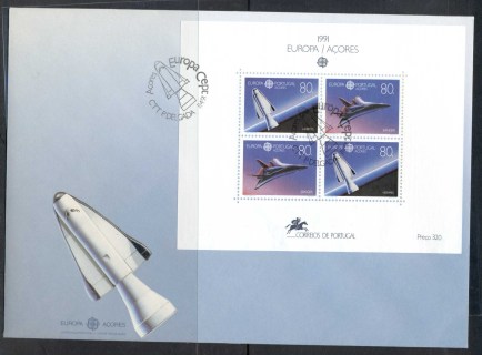 Azores-1991-Europa-Man-in-Space-XLMS-FDC