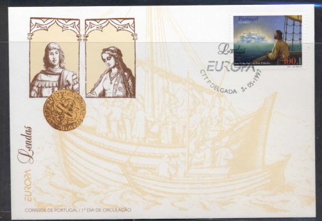 Azores-1997-Europa-Myths-legends-FDC