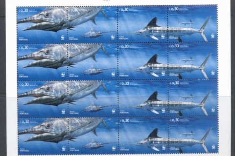 Azores 2004 WWF Marine Life Marlins sheetlet