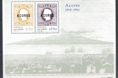 Azores-1980-Stamps-on-Stamps-MS-MUH