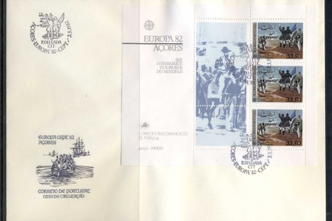 Azores-1982-Europa-History-XLMS-FDC