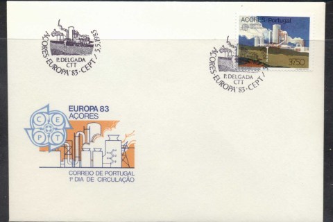 Azores-1983-Europa-Human-Genius-FDC