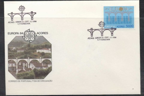 Azores-1984-Europa-Bridge-FDC